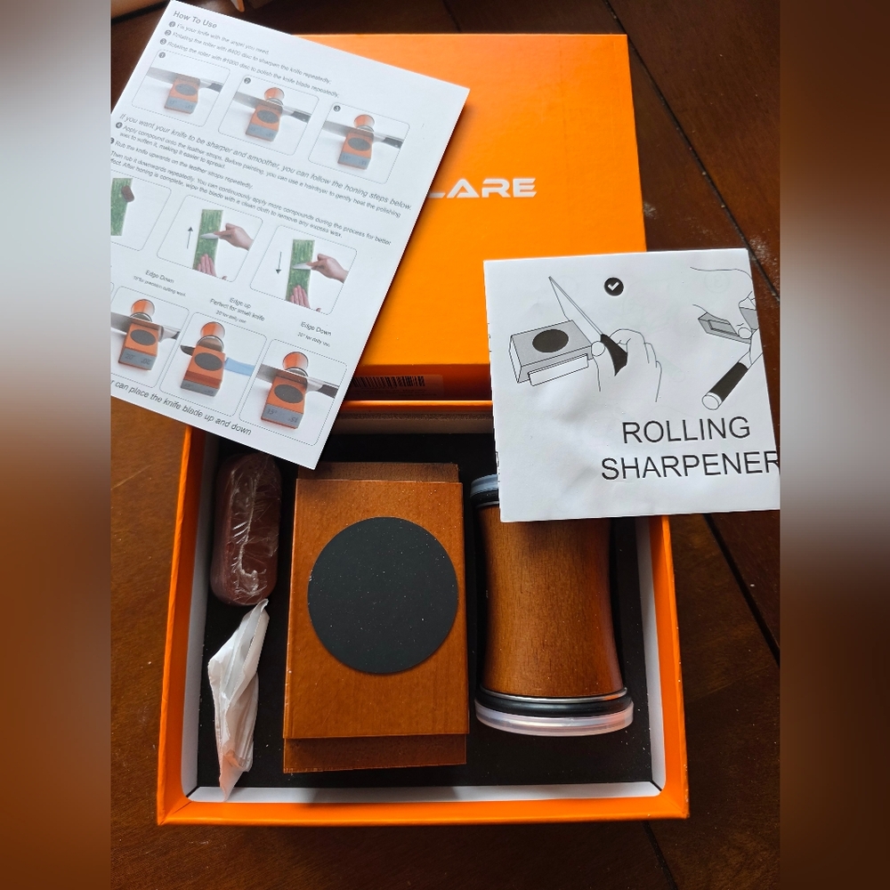 Orange Rolling Knife Sharpener By OXANLARE